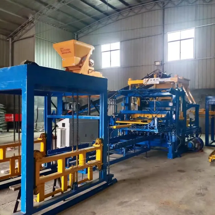 High Stability Fully-automatic Hydraulic Brick Making Machine Concrete Brick Production Line Block Molding Machine — image 1
