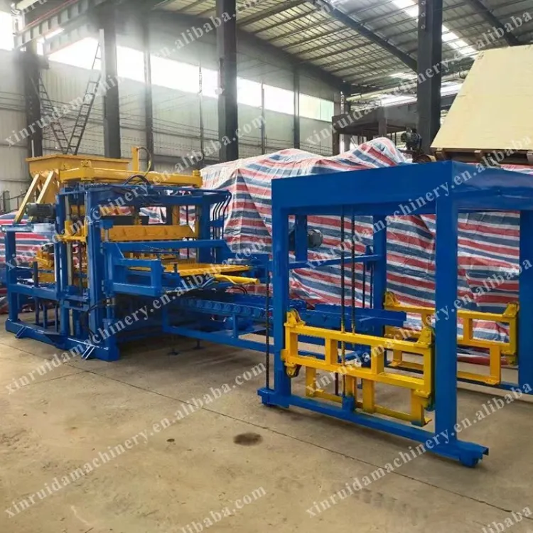 High Stability Fully-automatic Hydraulic Brick Making Machine Concrete Brick Production Line Block Molding Machine — image 3
