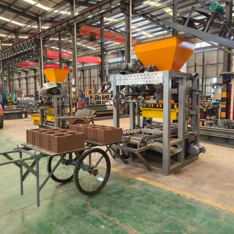 Most Popular Brick Machine QT4-24 Concrete Block Making Machine Make 6&9inches Hollow Bricks in Nigeria — image 3