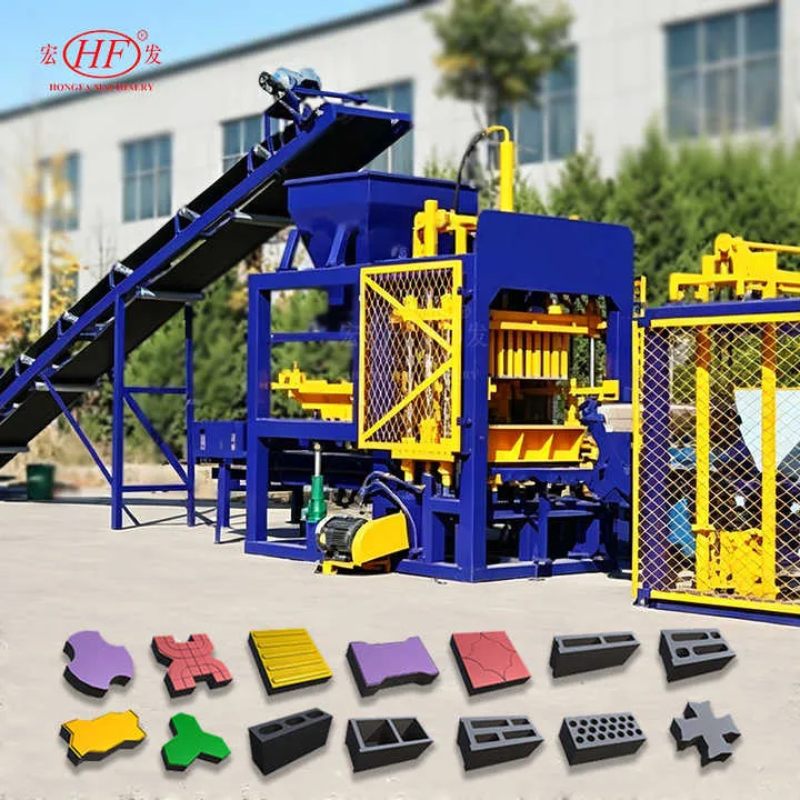 Hongfa QT4-15S Cost-effective Paver Block Making Machine for Standard Brick Factories Over 2000 square Meters — image 7