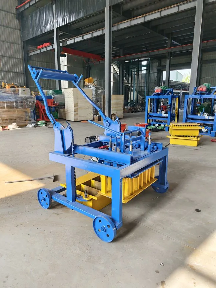 QMR4-45 Mobile Block Making Machine Brick Production Line for Cement Hollow Blocks Hydraulic Pressure Low Investment — image 3