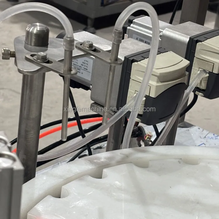 Industrial Peristaltic Pump Automatic Aseptic Vials Plugging Capping Liquid Cosmetic 2ml Peptide Bottle Vial Filling Machine — image 4