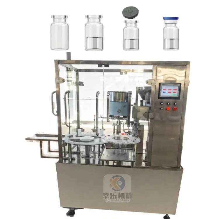Sterile High Accuracy Automatic Packaging System Small Vial Manufacturing Plant Vial Filling and Capping Machine With Ce and Iso — image 1