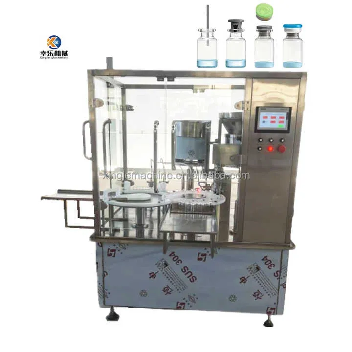 Industrial Peristaltic Pump Automatic Aseptic Vials Plugging Capping Liquid Cosmetic 2ml Peptide Bottle Vial Filling Machine — image 7