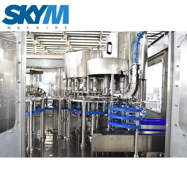 SKYM Complete Automatic 3 in 1 Plastic Bottle Pure Mineral Water Production Line Water Filling Machine — image 3