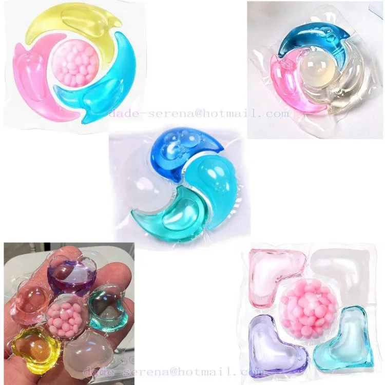 Laundry Granules Capsules Laundry Pods 5 in 1 Laundry Gel Stains Film Bead Ball Making Production Machine — image 6