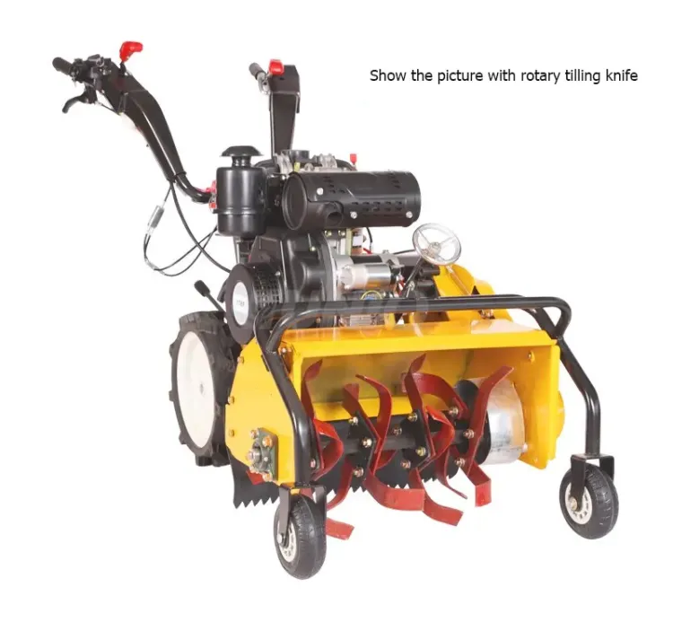 Mini Power Tiller diesel Power Weeder Rotary Mini Power Weeder Machine — image 3