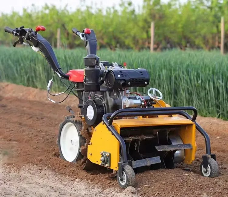 Mini Power Tiller diesel Power Weeder Rotary Mini Power Weeder Machine — image 5