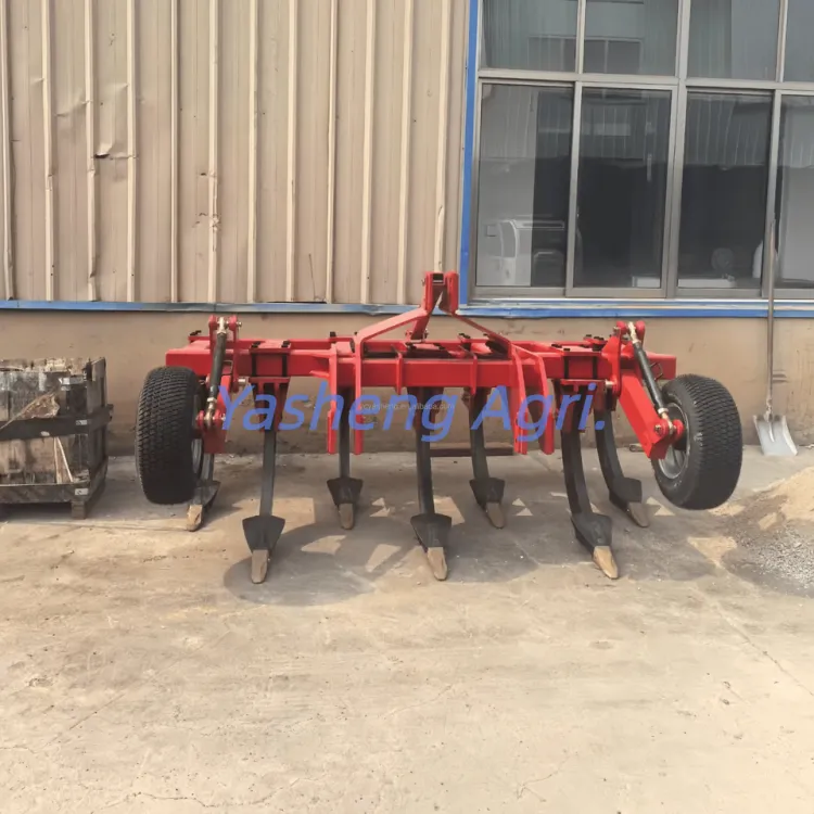 YS Heavy Duty Ripper Equipment 150-180Hp Diesel Tractor Implement 5 Tines Subsoiler Gauge Wheels Max 600mm Working Depth Model — image 5