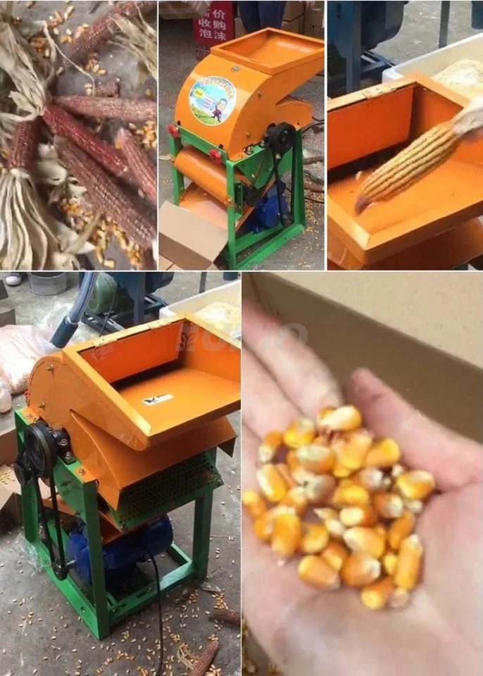 Heavy Duty Corn Thresher Gasoline Powered Maize Sheller for Continuous Farm Processing Work — image 2
