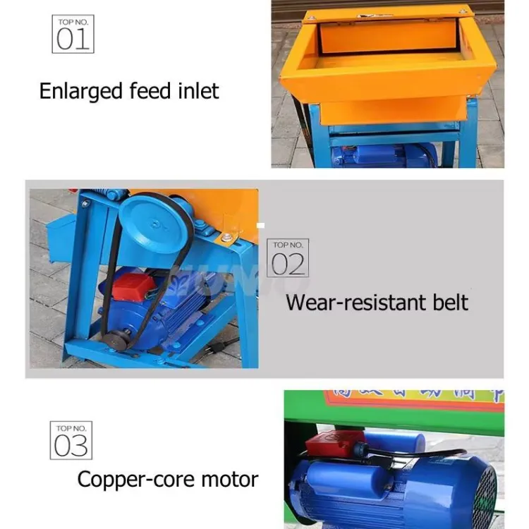 Heavy Duty Corn Thresher Gasoline Powered Maize Sheller for Continuous Farm Processing Work — image 4