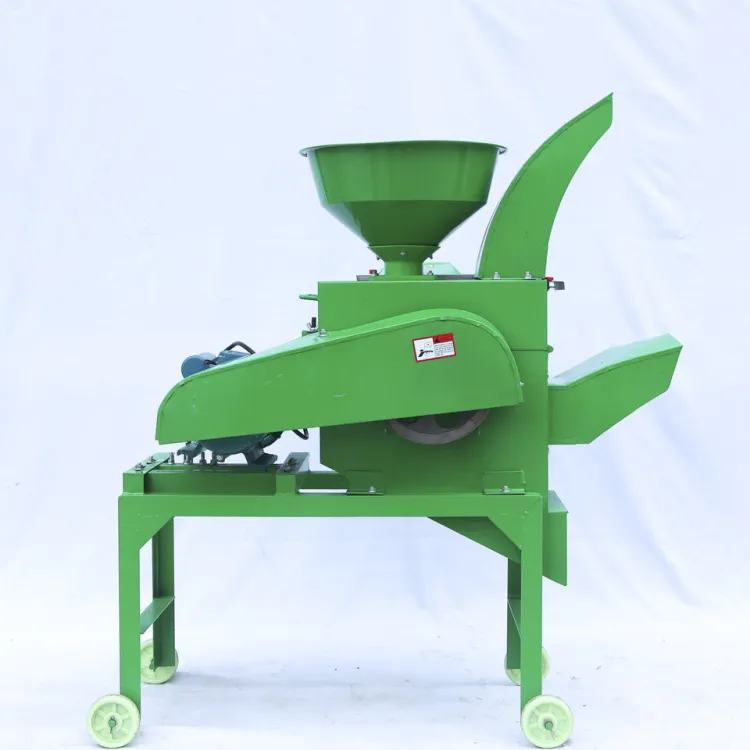 Field Use Self-Powered Triple Purpose Fodder Machine Anti-Block Multi Inlet Grass Root Crop Wheeled Processing Device — image 4