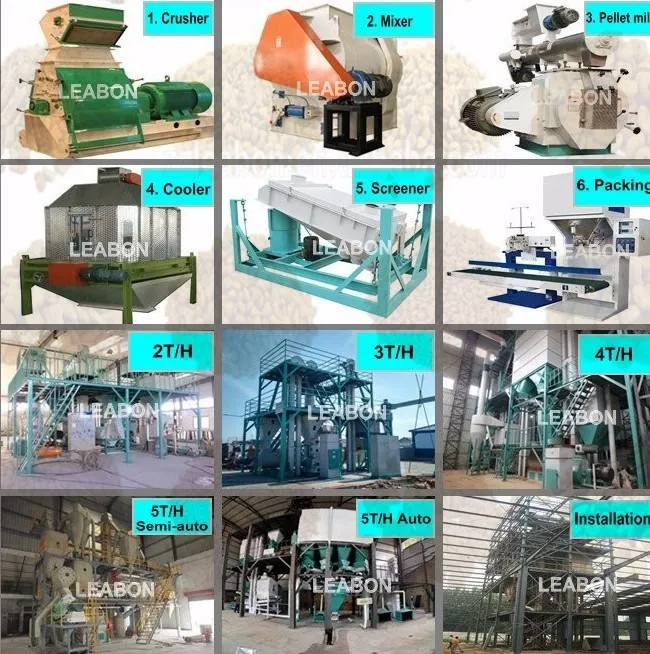 CE France Popular Farm 5T/H Full Automatic Poultry Chicken Feed Pellet Production Line Animal Feed Pellet Making Machine — image 6