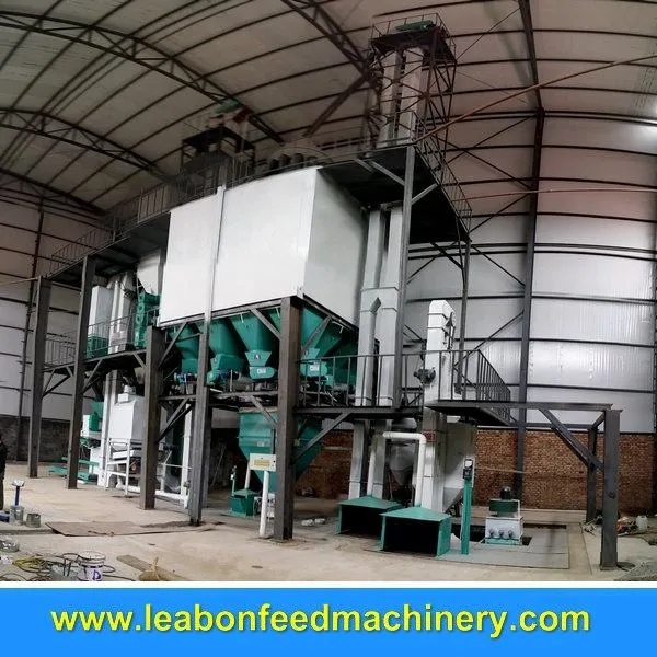 CE France Popular Farm 5T/H Full Automatic Poultry Chicken Feed Pellet Production Line Animal Feed Pellet Making Machine — image 7