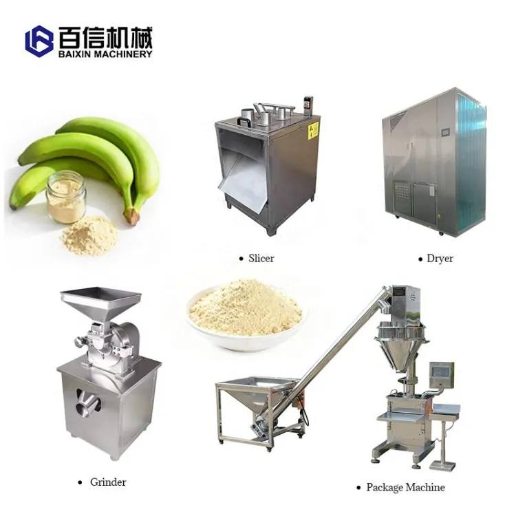 Banana Making Powder Machine Plantain Flour Production Line Banana Flour Production Line — image 1