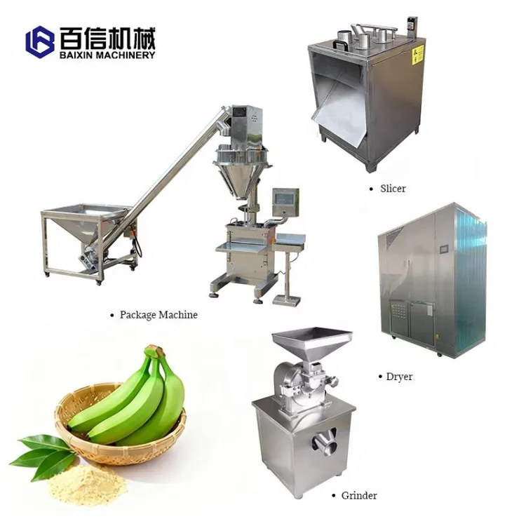 Banana Making Powder Machine Plantain Flour Production Line Banana Flour Production Line — image 3