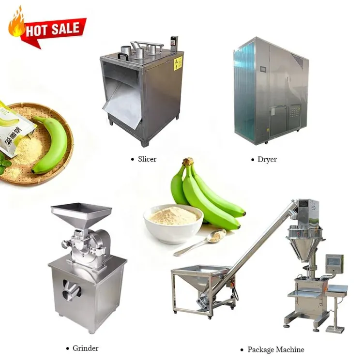 Good Service Banana Flour Production Line Banana Powder Production Line Plantain Drying Machine — image 5