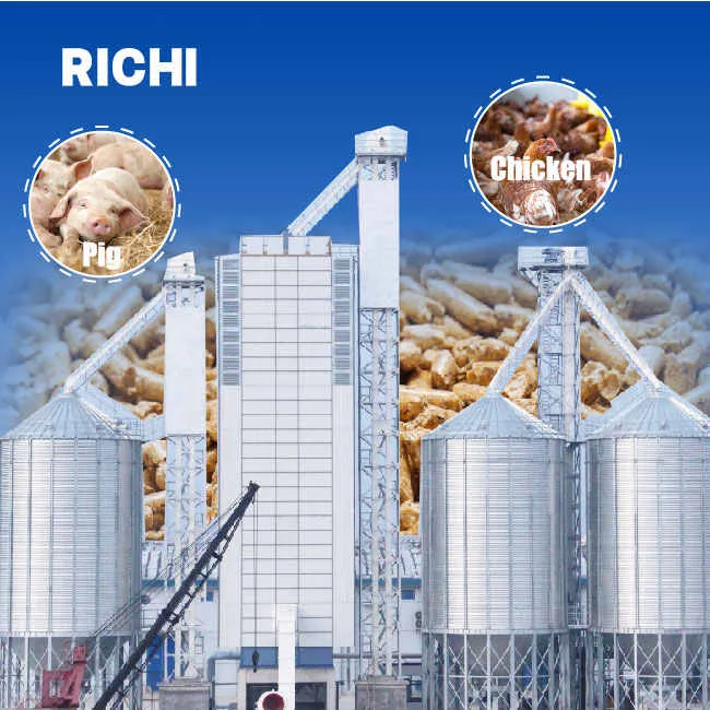 Large Capacity Vertical Animal Cow Poultry Chicken Farm Feed Pellet Making Machinery Plant for — image 7