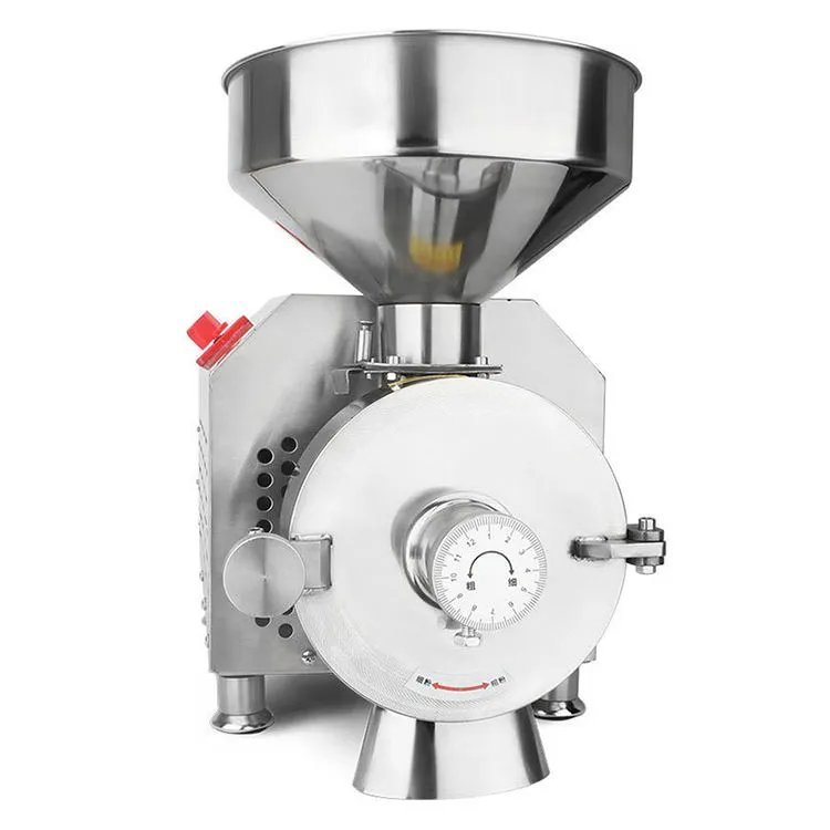 Stainless Steel Commercial Electric Flour Milling Machine Corn Cassava Mill Machine Peanut Chili Mill Grinder — image 3