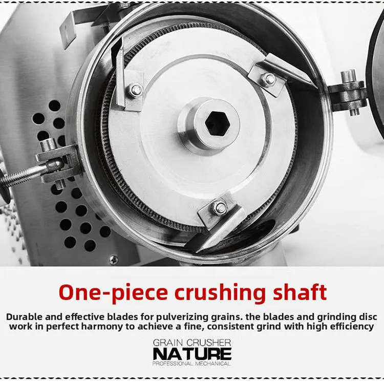 Stainless Steel Commercial Electric Flour Milling Machine Corn Cassava Mill Machine Peanut Chili Mill Grinder — image 4