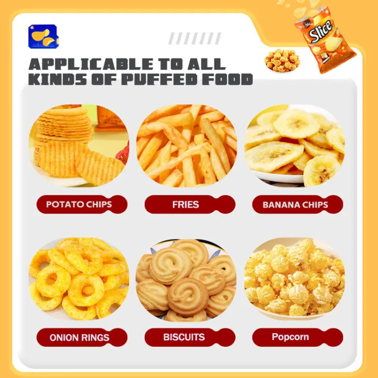 Fully Automatic Vertical Potato Chips Packaging Machine With Nitrogen Banana Chips Plantain Chips Filling Packing Machine — image 3