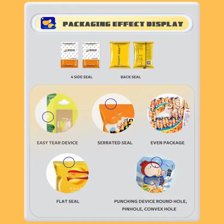 Fully Automatic Vertical Potato Chips Packaging Machine With Nitrogen Banana Chips Plantain Chips Filling Packing Machine — image 4