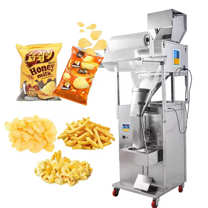 Fully Automatic Vertical Potato Chips Packaging Machine With Nitrogen Banana Chips Plantain Chips Filling Packing Machine — image 7
