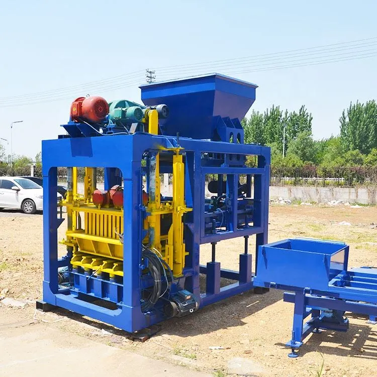QTJ4-25 Semi-automatic Business Machine Ideas Block Molding Machine in Ghana Hollow Block Making Machine — image 5