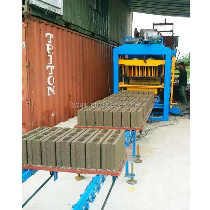 QTJ4-25 Semi-automatic Business Machine Ideas Block Molding Machine in Ghana Hollow Block Making Machine — image 6