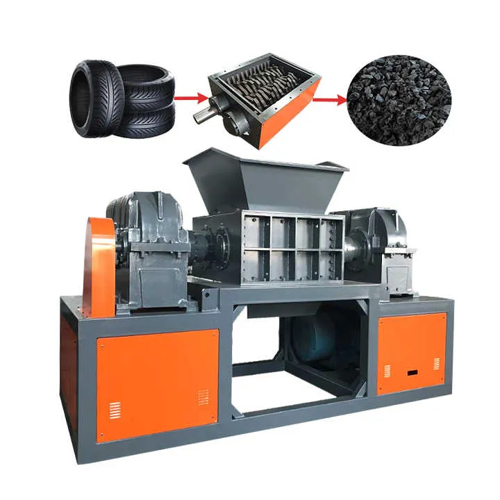 Tire Shredder Machine Rubber Crusher Tyre Recycling Production Line — image 5