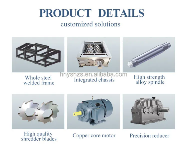 Tire Shredder Machine Rubber Crusher Tyre Recycling Production Line — image 6