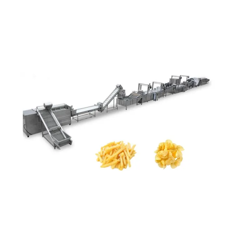 Frozen French Fries Sticks Fully Automatic Lays Potato Chips Making Machine Production Line — image 1