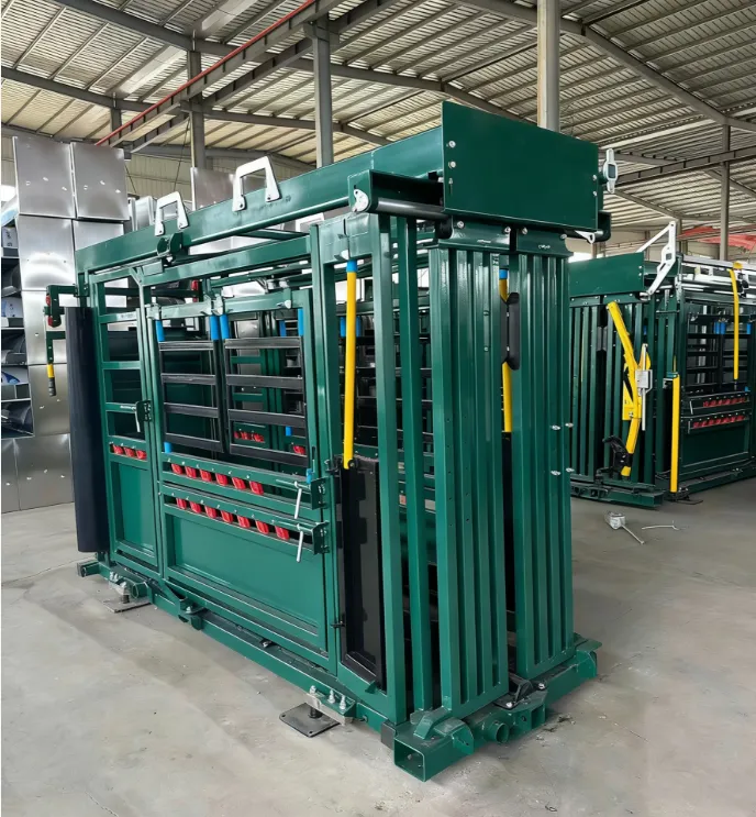 Carbon Steel 6 Feet Squeeze Chute with Livestock Handling System for Farming and Security Applications — image 7