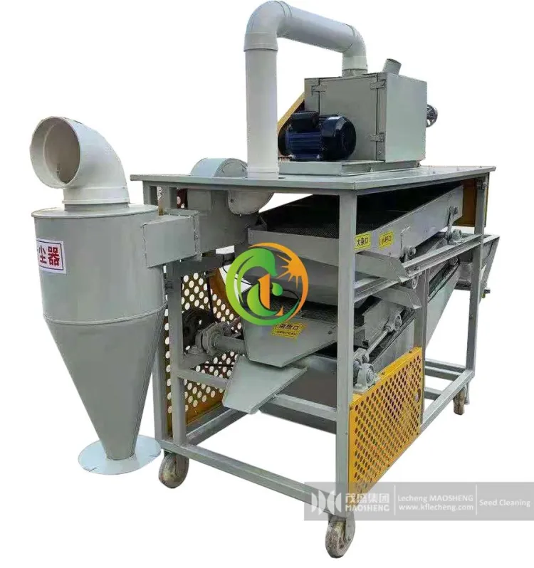 750kg/h,1500kg/h,3000kg/h Combine Seed Cleaner Wheat Cleaning Machine Vibro Cleaner&Gravity Separator for Paddy — image 3