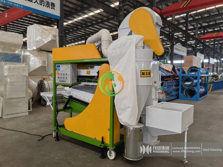 750kg/h,1500kg/h,3000kg/h Combine Seed Cleaner Wheat Cleaning Machine Vibro Cleaner&Gravity Separator for Paddy — image 5