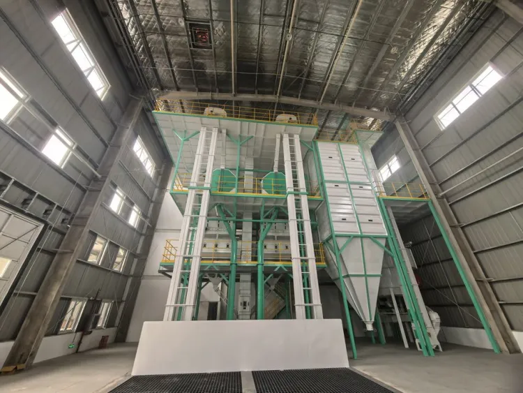 Moisture Grain Paddy Pre-Cleaner with Motor Core Components 50TPH Capacity by YUZHONG Grain Machinery — image 2