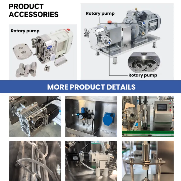 Agricultural Liquid Fertilizer Pesticide Seed Treatment Automatic High Speed Rotor Pump Filling Machine — image 5