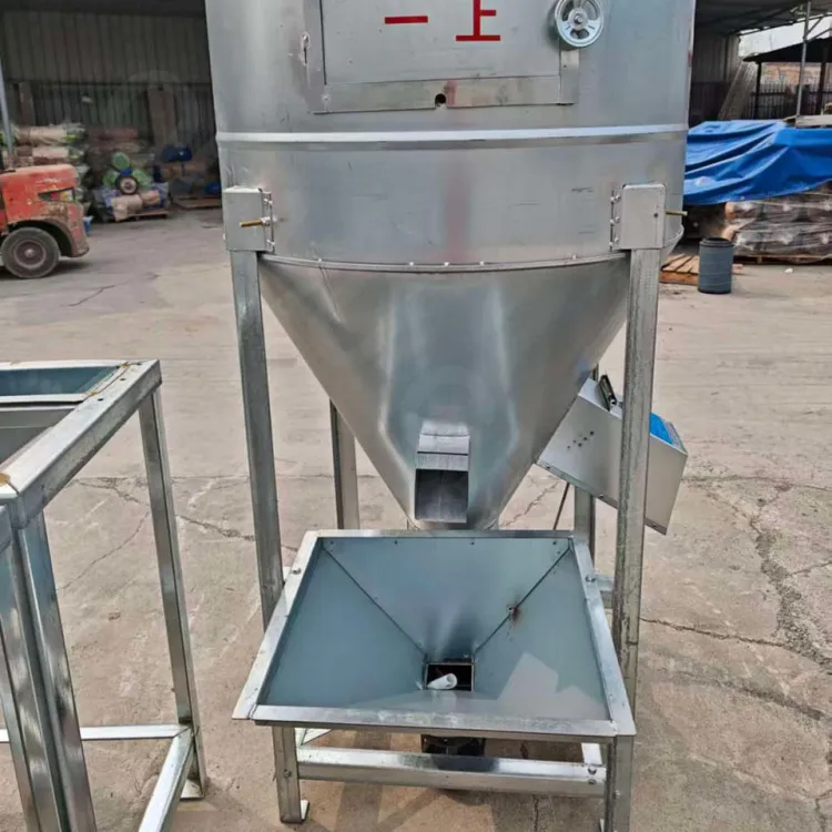 Grain Feed Crusher Mixer Feed Mill Grinding Mixer 5 Tonne Vertical Animal Feeding Mixer for Chicken Pig Food — image 2