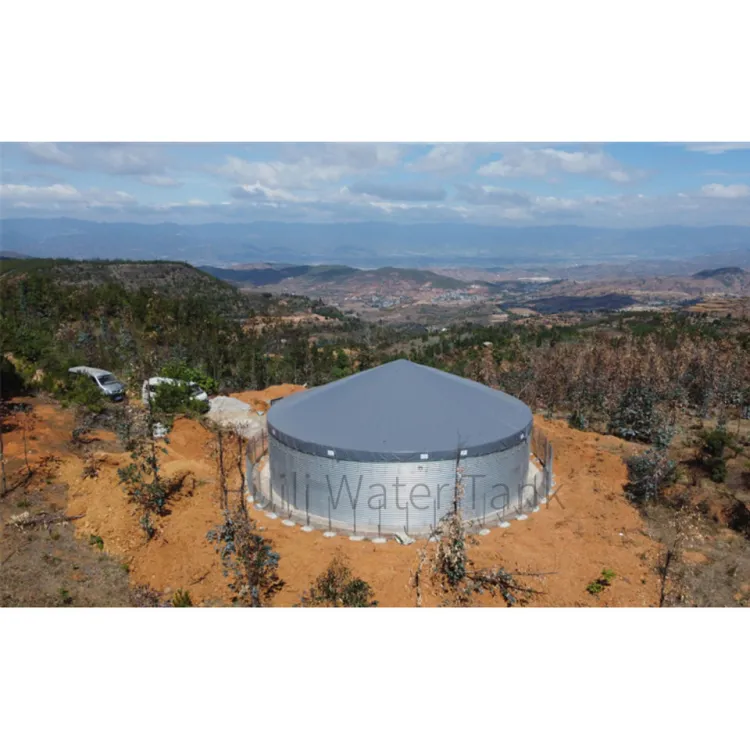Corrugated Steel Water Storage Tank for Farm Irrigation Agriculture Galvanized Steel Food Grade PVC Liner 1 Year 10 Years — image 4