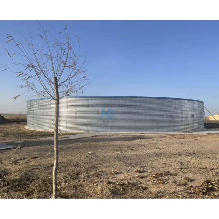 Stock Tank 100 000 Litre Corrugated Galvanized Steel Water Tanks Food Grade PVC Liner 1 Year for Farm Irrigation Rainwater — image 2