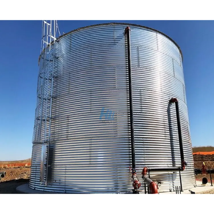 Stock Tank 100 000 Litre Corrugated Galvanized Steel Water Tanks Food Grade PVC Liner 1 Year for Farm Irrigation Rainwater — image 3