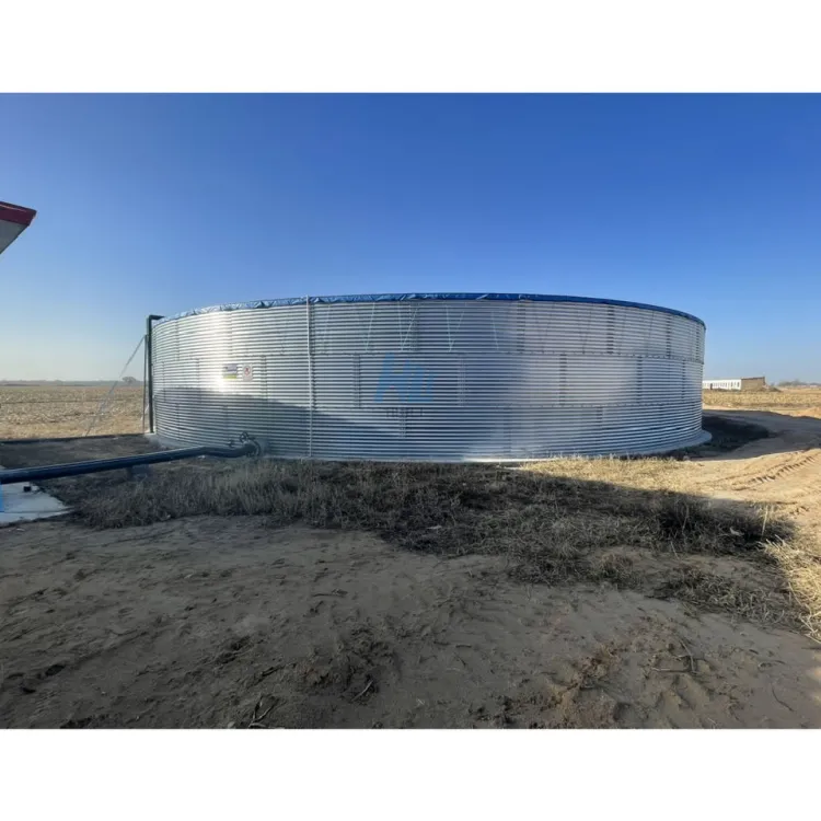 Stock Tank 100 000 Litre Corrugated Galvanized Steel Water Tanks Food Grade PVC Liner 1 Year for Farm Irrigation Rainwater — image 4