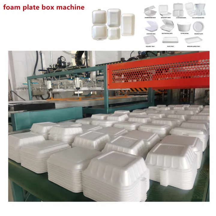 PS Foam Plate Dish Making Machine Food Box Tray Disposable Foam Plates Foam Dishes Production Line — image 7