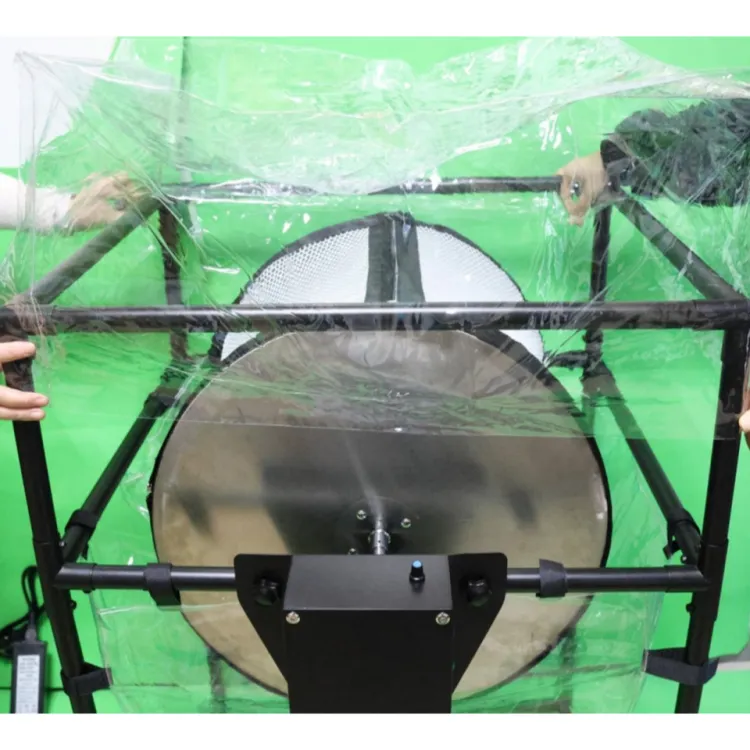 Variable Speed Electric Rotary Tumbler Trimmer Mesh Drum Harvest Leaf Trimming Machine for Herbs Flowers Post-harvest Processing — image 4
