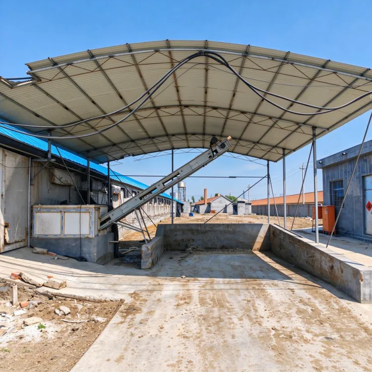 Manure Belt Removal System Poultry Livestock Waste Conveyor for Chicken — image 3