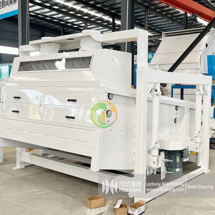 60TPH Sesame Maize Corn Seed Soybean Cleaner Wheat Cleaning Machine with Pre-suction air Screen — image 1