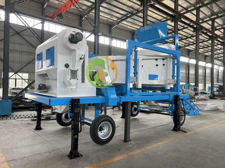 60TPH Sesame Maize Corn Seed Soybean Cleaner Wheat Cleaning Machine with Pre-suction air Screen — image 2