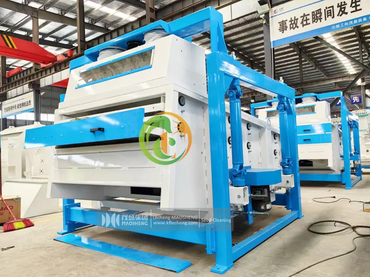 60TPH Sesame Maize Corn Seed Soybean Cleaner Wheat Cleaning Machine with Pre-suction air Screen — image 3