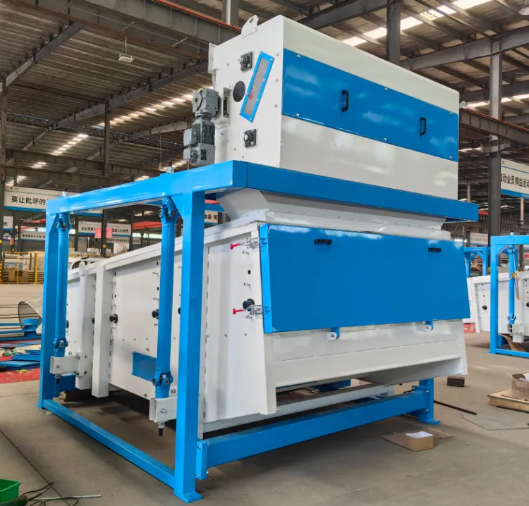 60TPH Sesame Maize Corn Seed Soybean Cleaner Wheat Cleaning Machine with Pre-suction air Screen — image 6