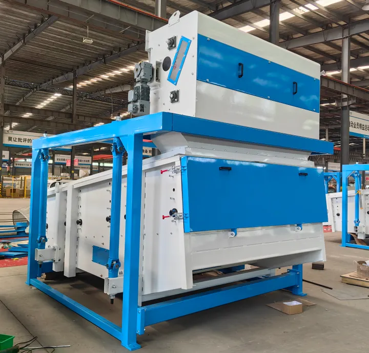 60TPH Sesame Maize Corn Seed Soybean Cleaner Wheat Cleaning Machine with Pre-suction air Screen — image 7